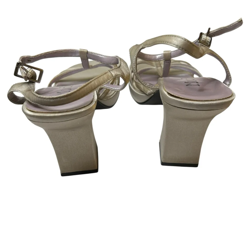 Vintage Mudd Lily Lavender Strappy Heels | Scalloped Heel size 8 • Y2K Bratz - Image 7