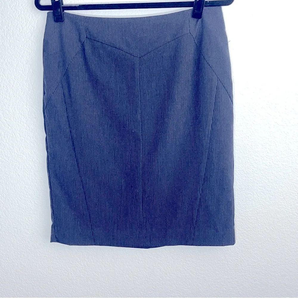 Worthington Pinstripe Pencil Skirt Lined - Image 5