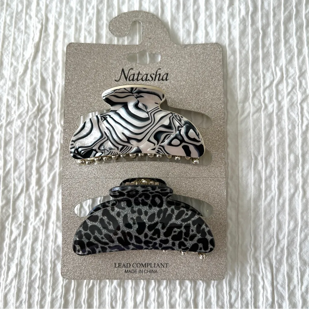 Hair accessories bundle Teleties, claw clips assortment - Image 4