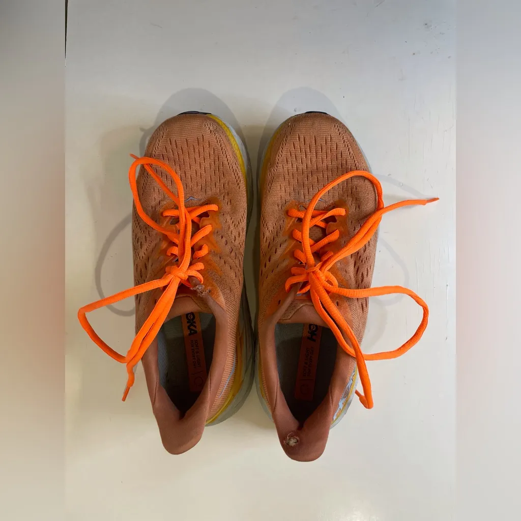 Hoka One One‎ Men’s Clifton 8 Sun Baked Sneakers Size 8 - Image 3