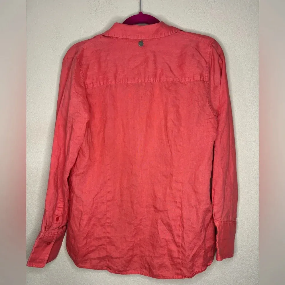 Soft Surroundings  100% Linen Button Down - Image 8