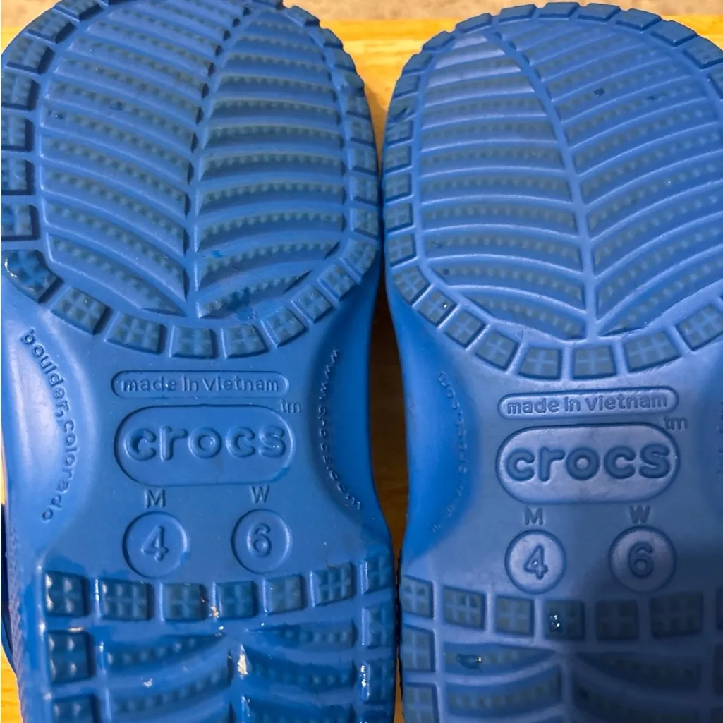 Crocs Disney Parks Clogs Shoes Mickey Mouse & Co. COBALT BLUE Adult M4/W6 - Image 7