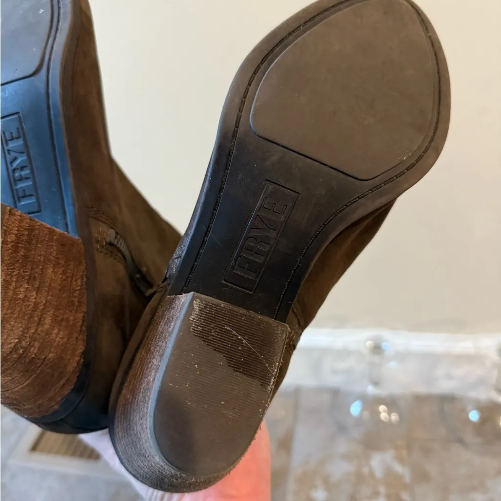 Frye | Judith Brown Leather Ankle Boots - Image 2