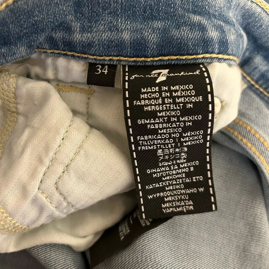 7‎ For All Mankind Josefina Jeans Size 34 - Image 4