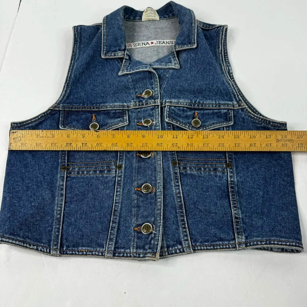 Y2K 90’s Zena Jean Vest - Image 6