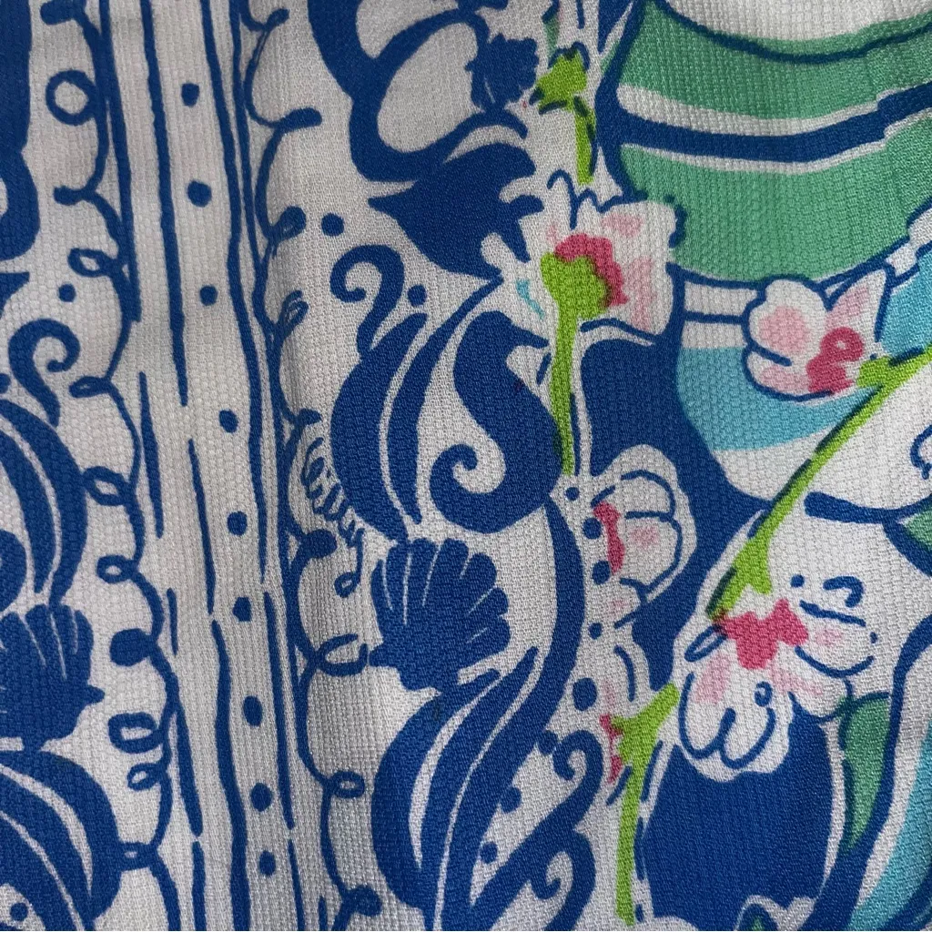 Lilly Pulitzer Cathy Shift Dress in Bay Blue Coasting Engineered Shells - Image 4