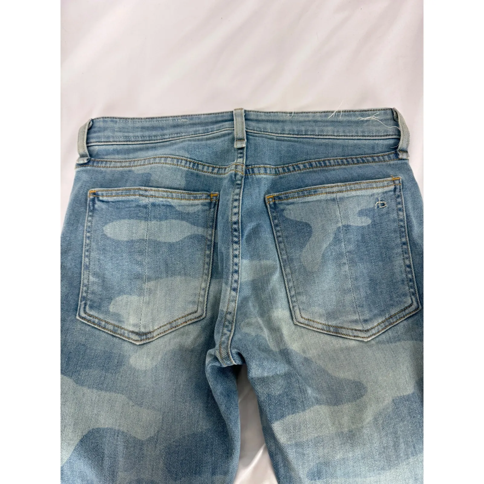 Rag & Bone Camo Print Denim Jeans Slim Fit Casual Pants Size 24‎ - Image 9