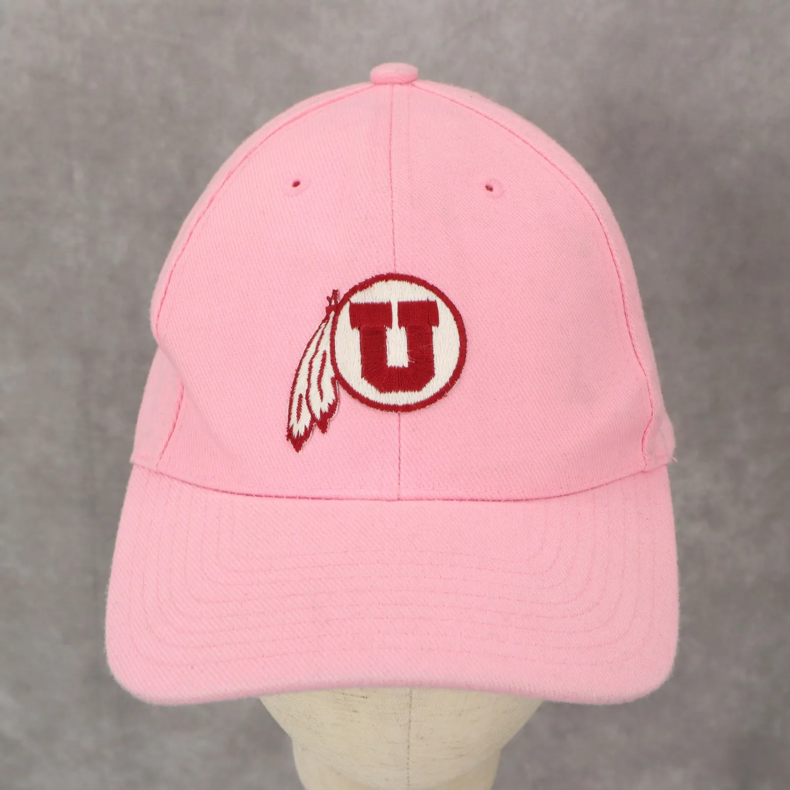 City Hunter Pink Utah‎ Tues Cloth Strap Athletic Sports Baseball Cap Hat - Image 2