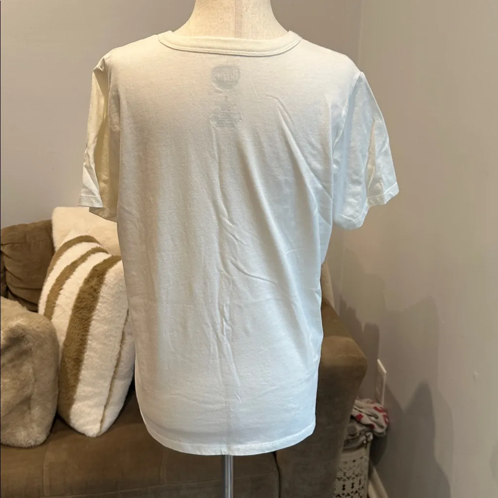 The Beatles Cream and Gray ombré colored Logo T - Image 3