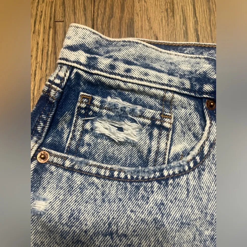 Abercrombie & fitch jean natural rise skirt 30/10 - Image 4