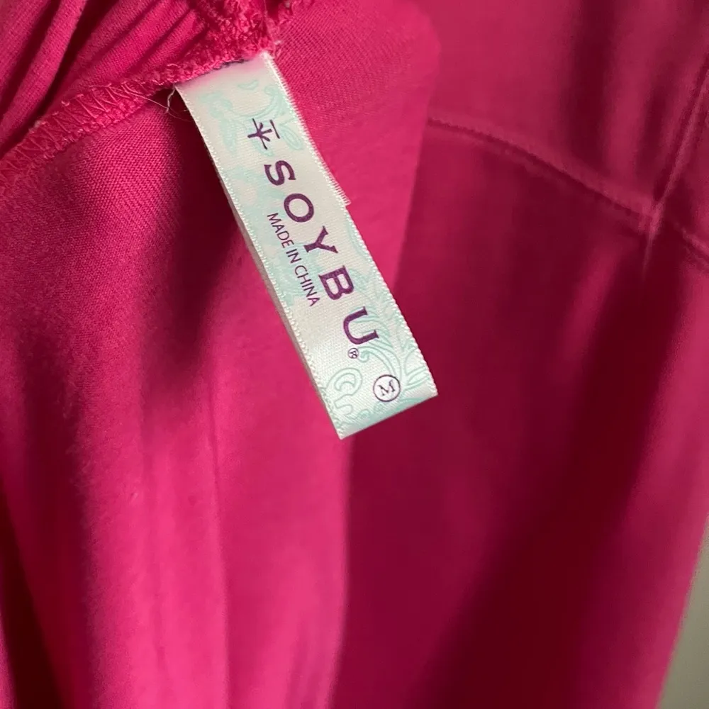 Soybu Athletic Dress and Matching Cardigan Size Medium Pink and Lime Green - Image 7