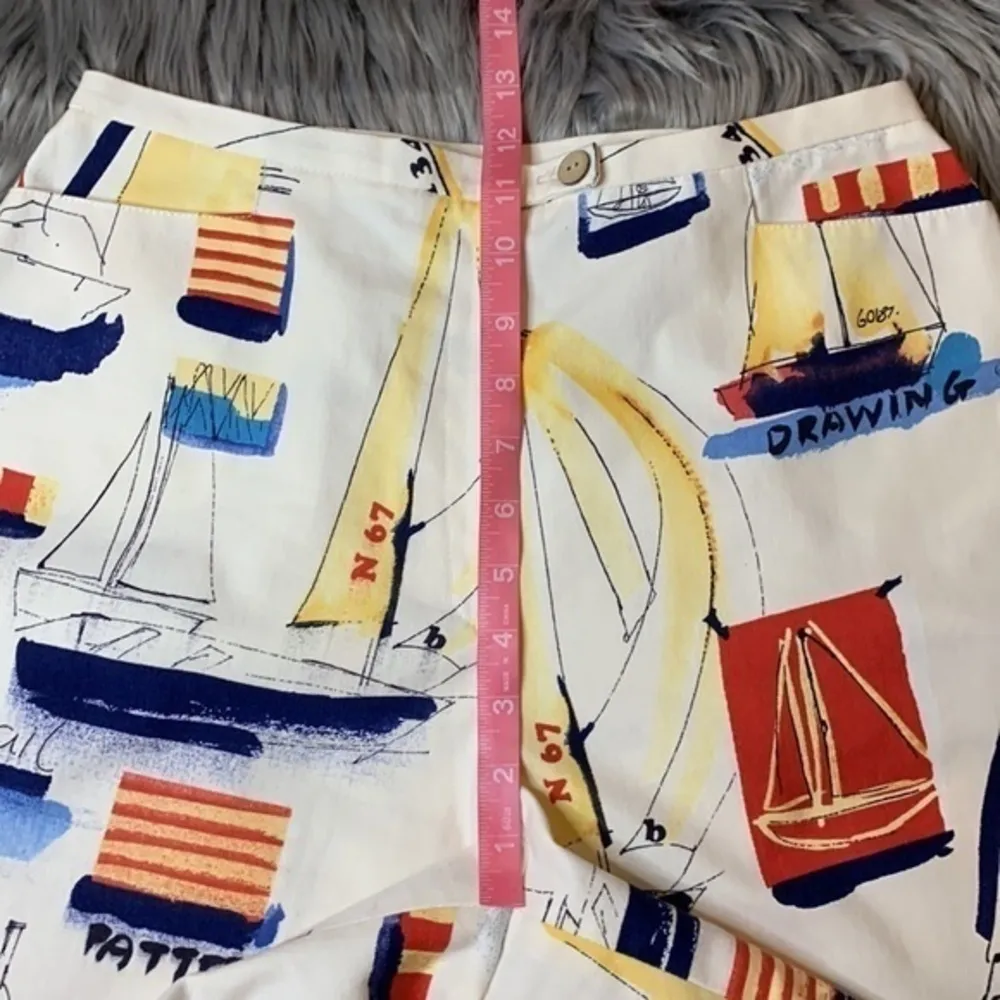 Vintage Bets by Canvasbacks high rise cotton sailing sailboat shorts 8 - Image 4