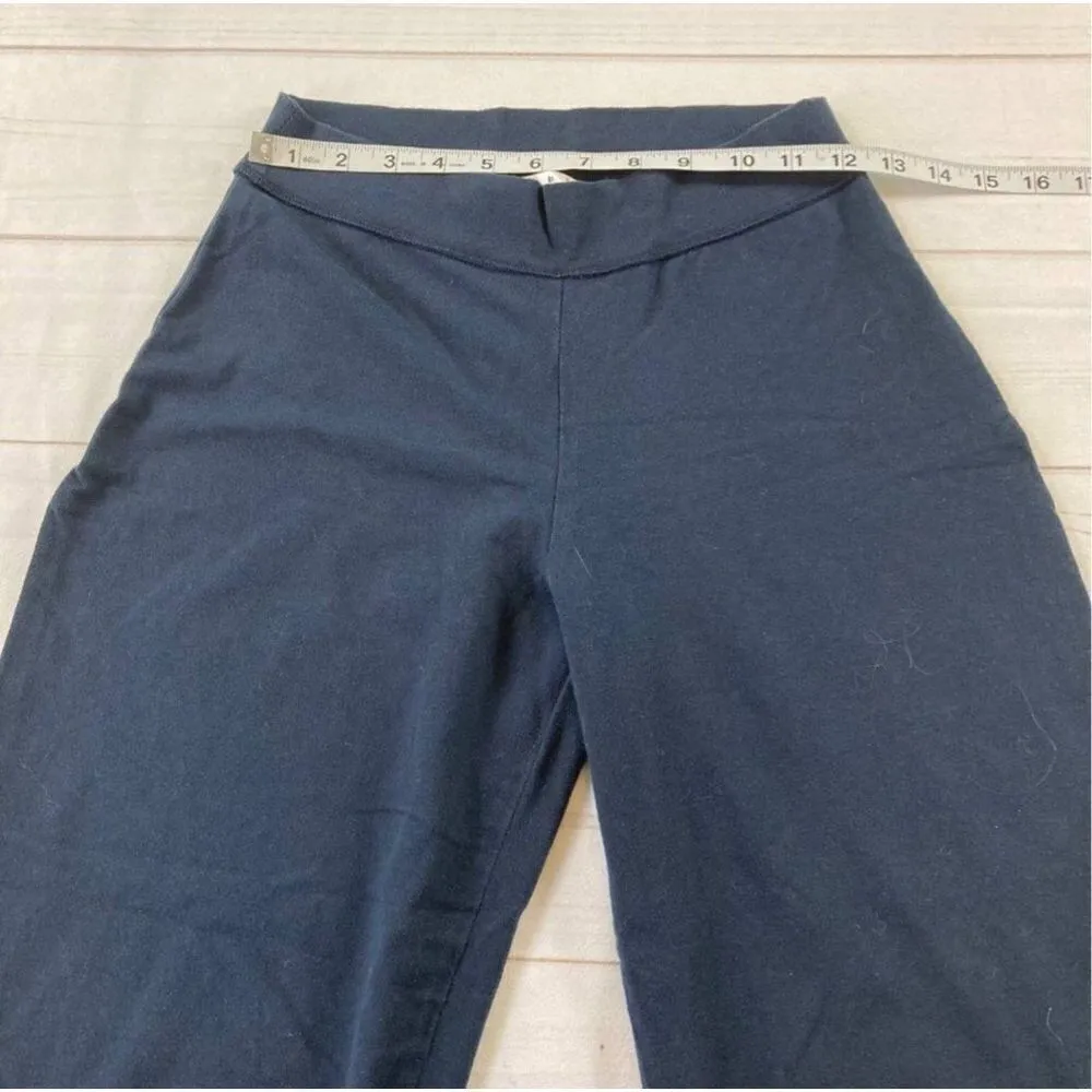 CAbi Navy Blue Crop Pull On Pants Size Small - Image 5