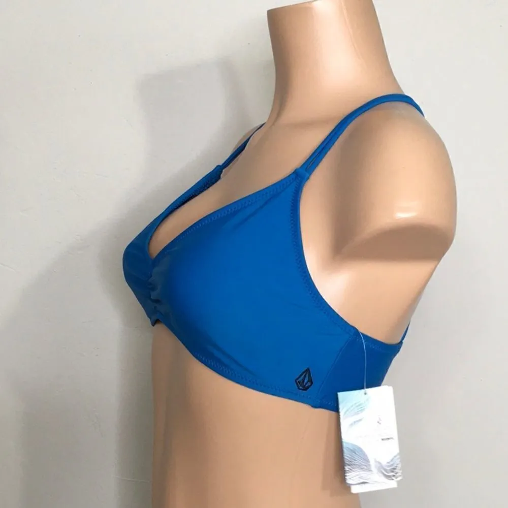 New. Volcom blue bikini top. Large - Image 6