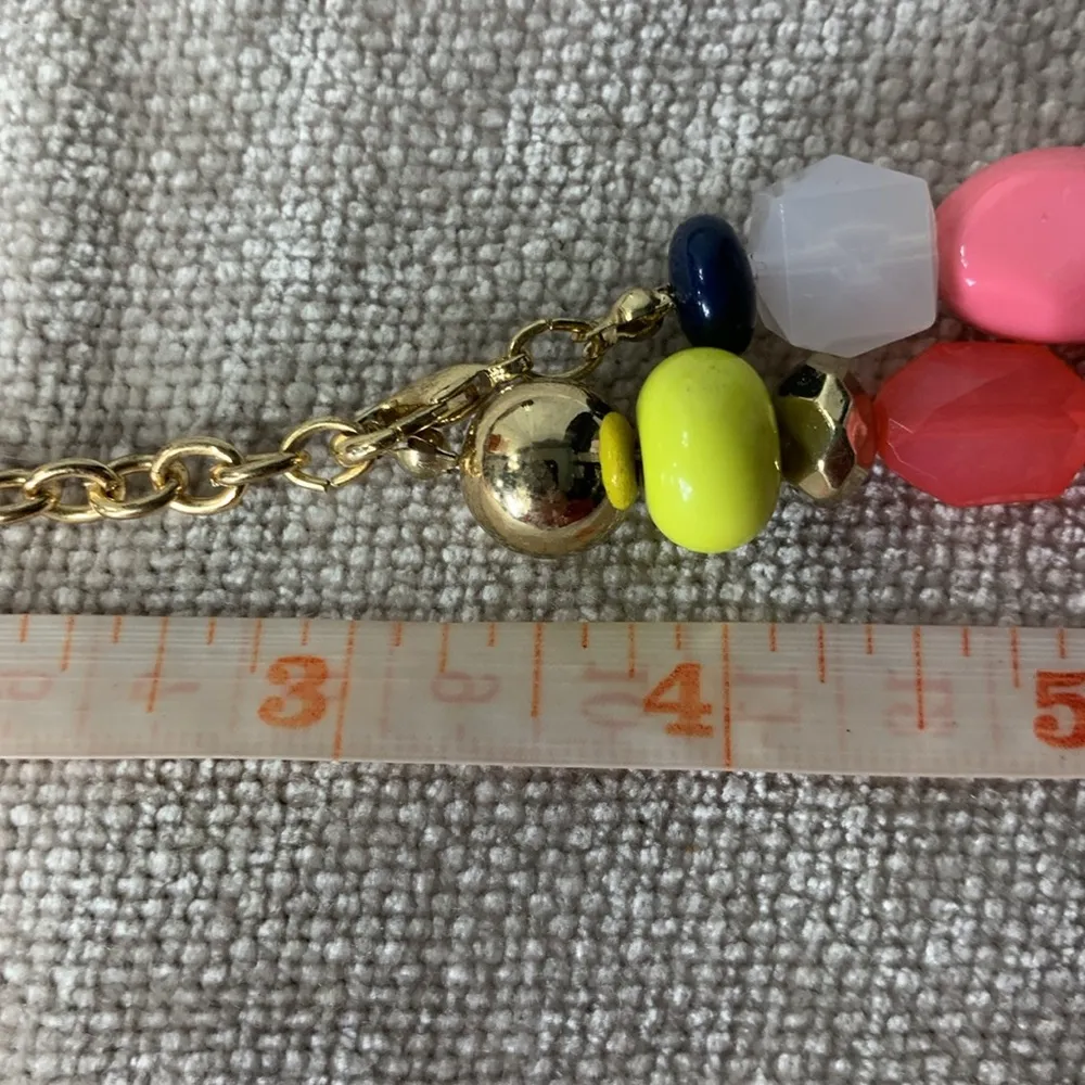 Sugarfix by  Mixed Media Multi Colored Bead Choker Necklace - Image 6