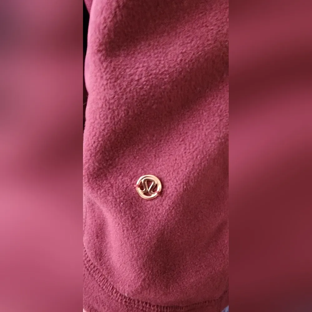 Lululemon Fleecy Keen Jacket III  Wine Berry Size 4 - Image 15