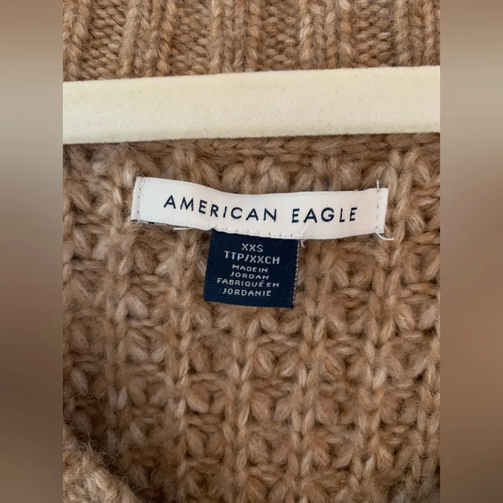 AE american eagle whoa so cozy waffle v-neck sweater - Image 9