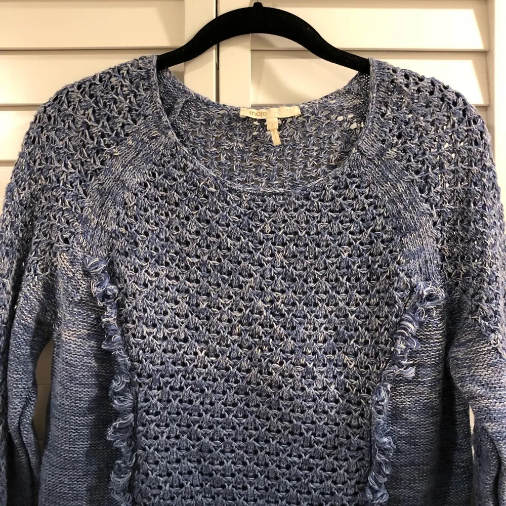 Maje Ombré Fringe Sweater - Image 4