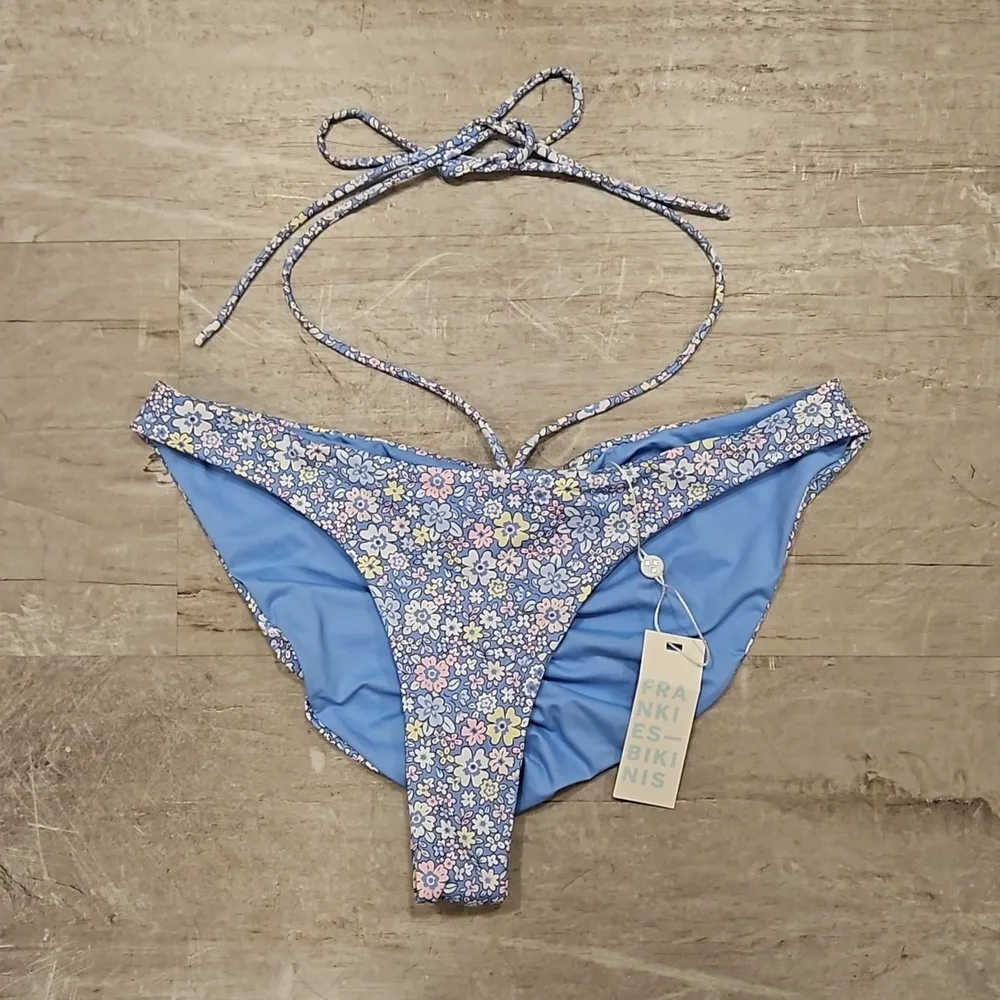 💕FRANKIES BIKINIS💕 Foxy Cheeky Bikini Bottom ~ Springtime Floral Print XL NWT - Image 8