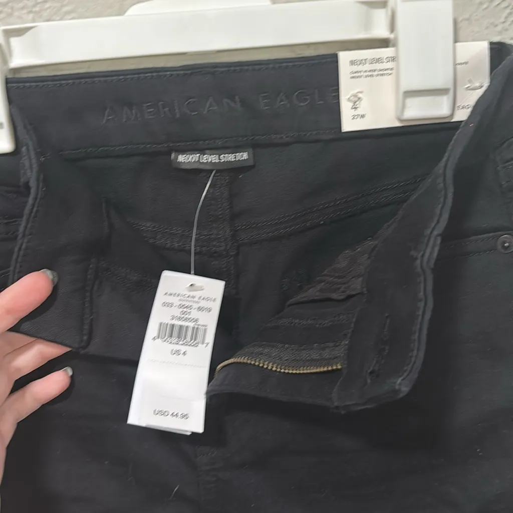 American Eagle Curvy Hi Rise Next Level Stretch Shorty Size 4 NWT - Image 2