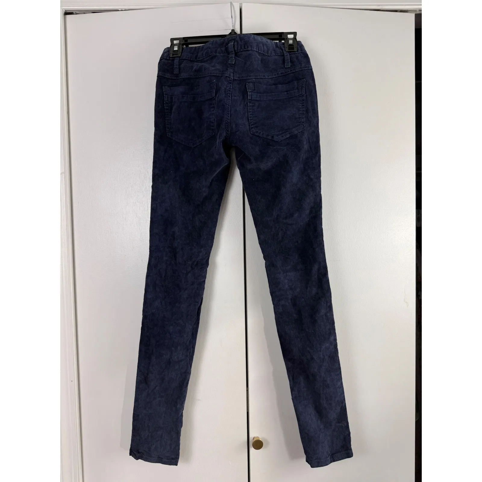 Free People Corduroy Skinny Pants Navy Women Size 25 High Rise | Boho Chic | 90s - Image 3