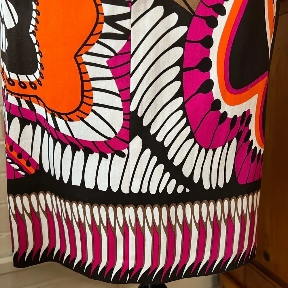 DAVID Meister printed mini slip dress pink size 8 EUC - Image 9