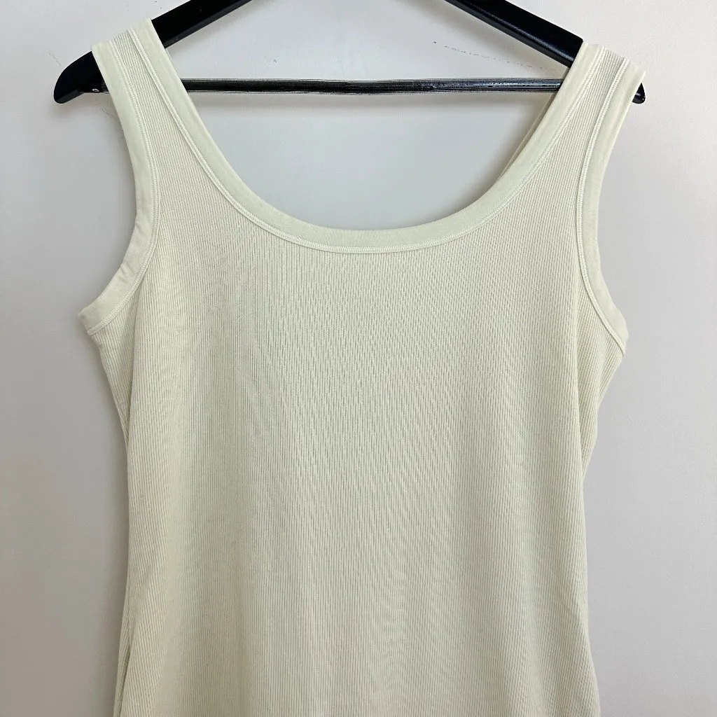 SKIMS Rib Stretch Cotton Romper in Bone Size 3X - Image 4