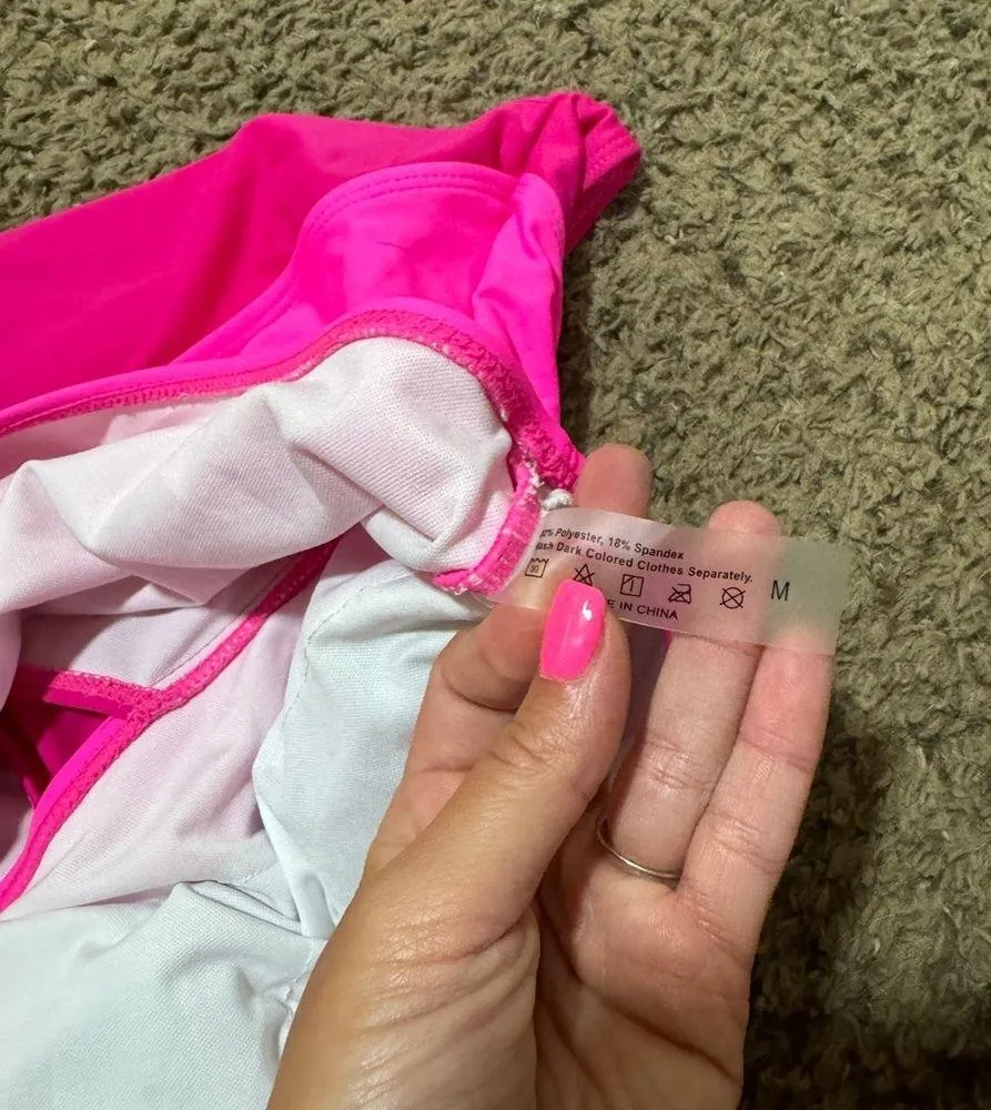 SheIn  pink one peice - Image 4