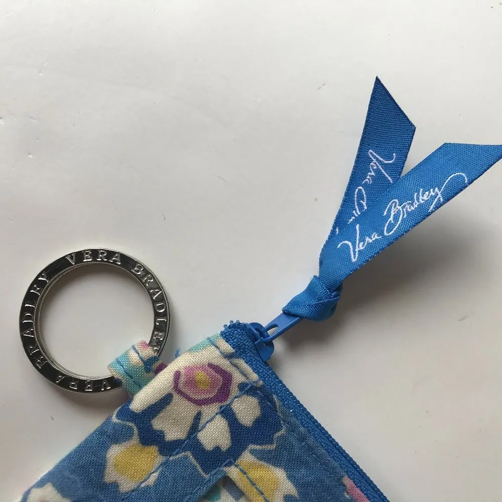 Key chain ID holder Floral Blue - Image 8