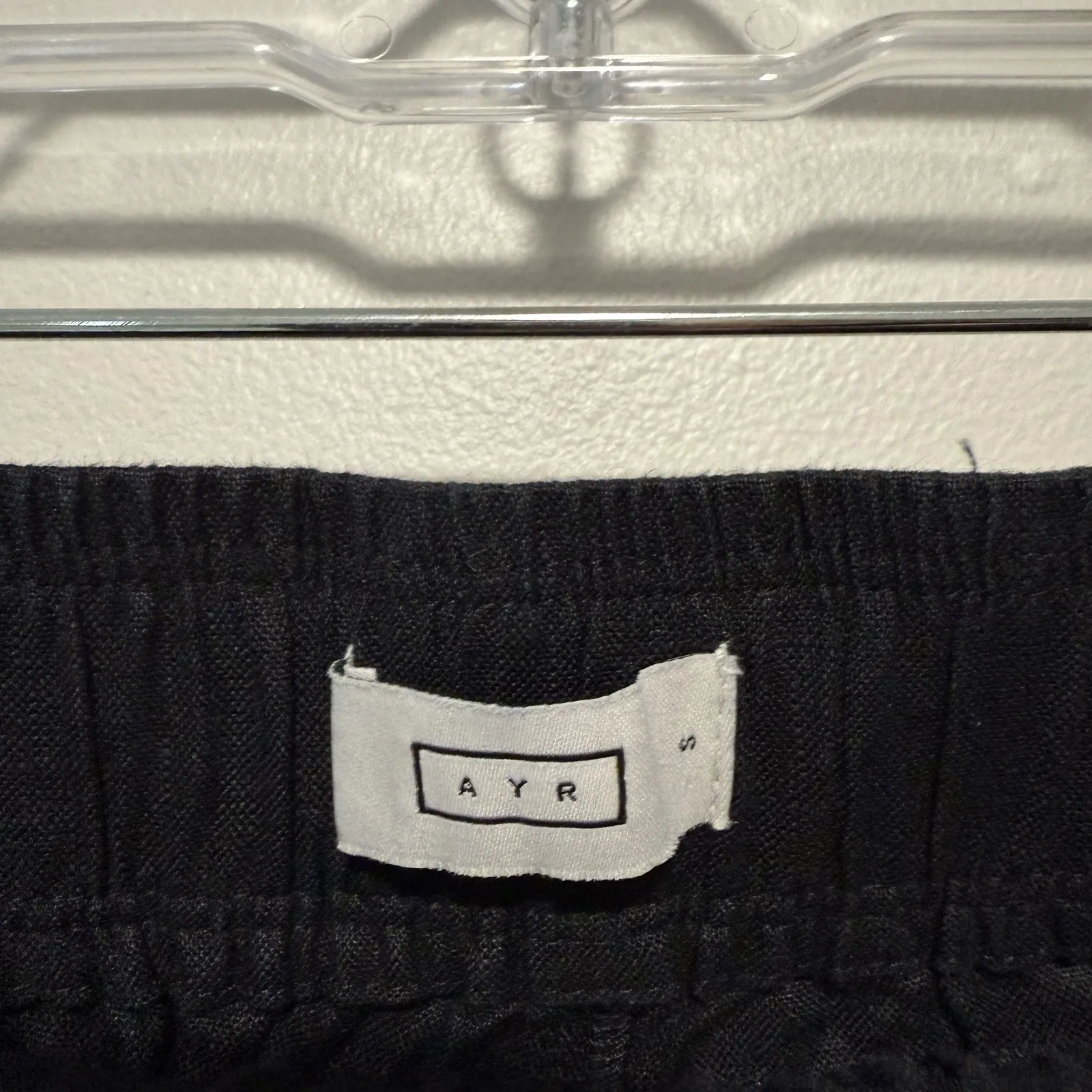 AYR Black Linen Pull-On‎ Shorts Size Small - Image 2