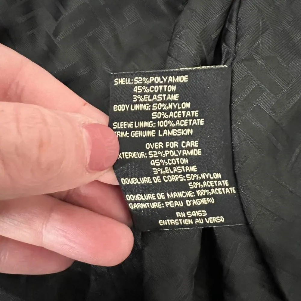 Cole Haan collection gray belted trench coat size 6 - Image 11