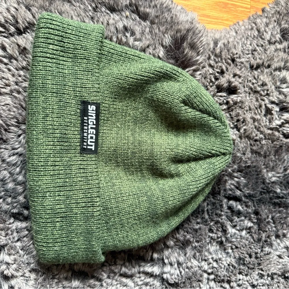 Green Knit Beanie - Image 6