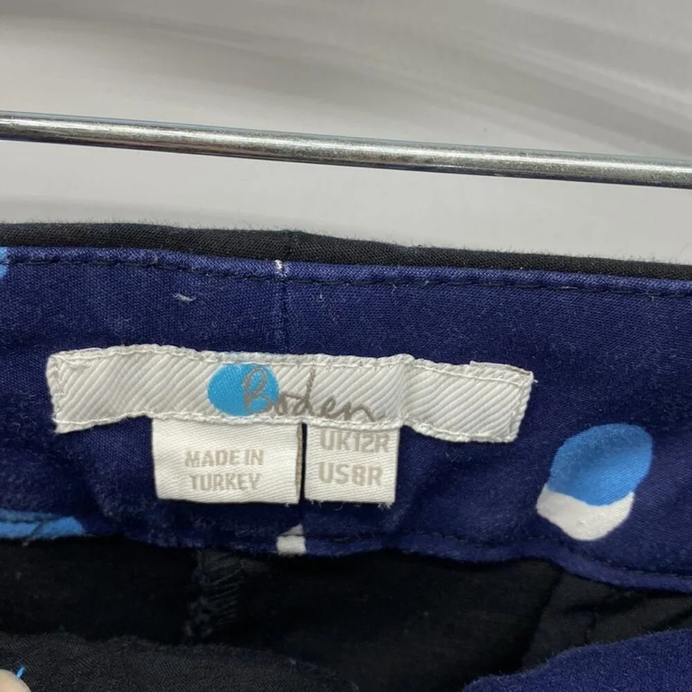 Boden black split ankle high waisted straight leg Office casual everyday sz 6 - Image 2