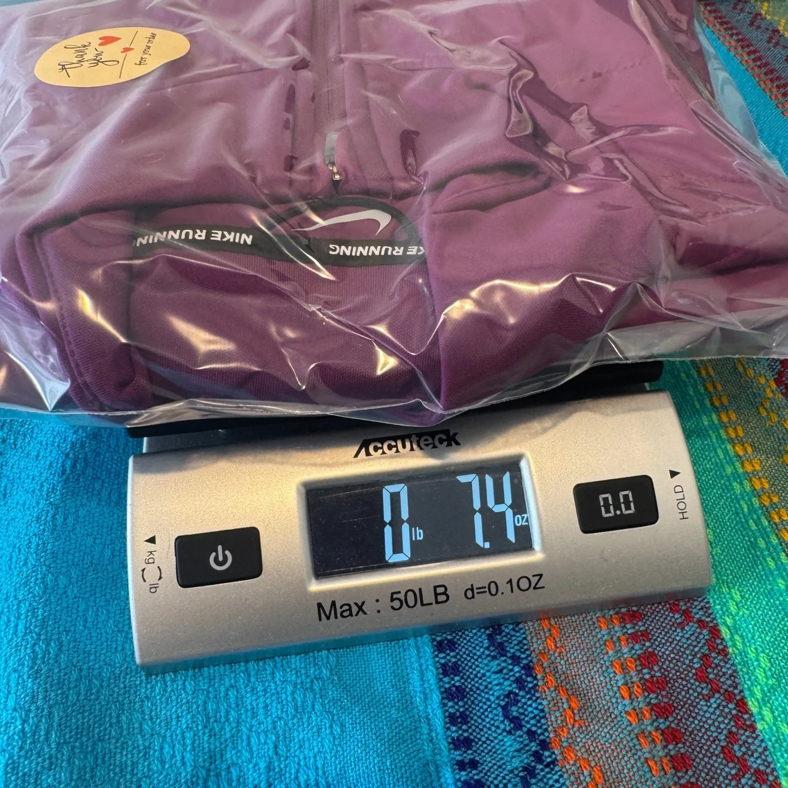 Nike Therma Fit Full Zip Quilted Running Vest Womens S Purple Polyester Pockets - Image 16