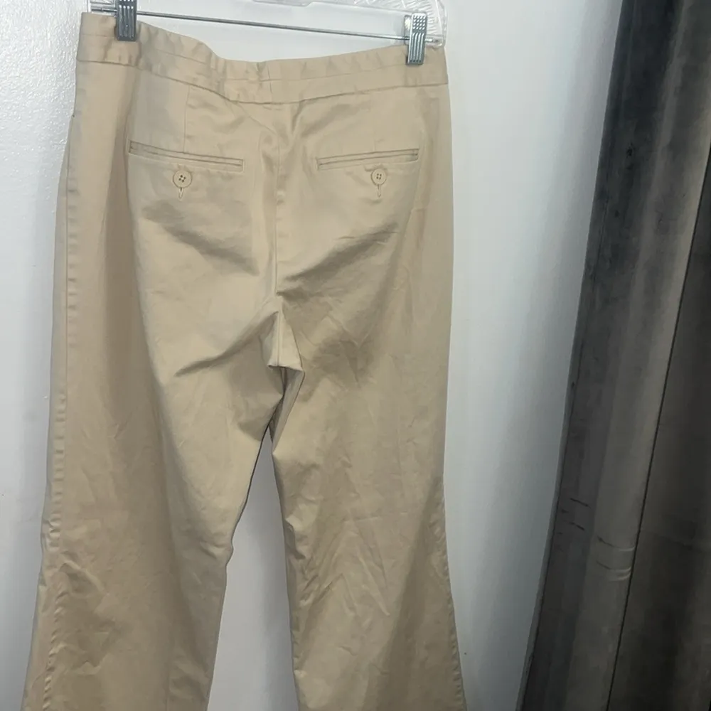 Express Editor Flare Trouser Pants Size 10 Tan - Image 7