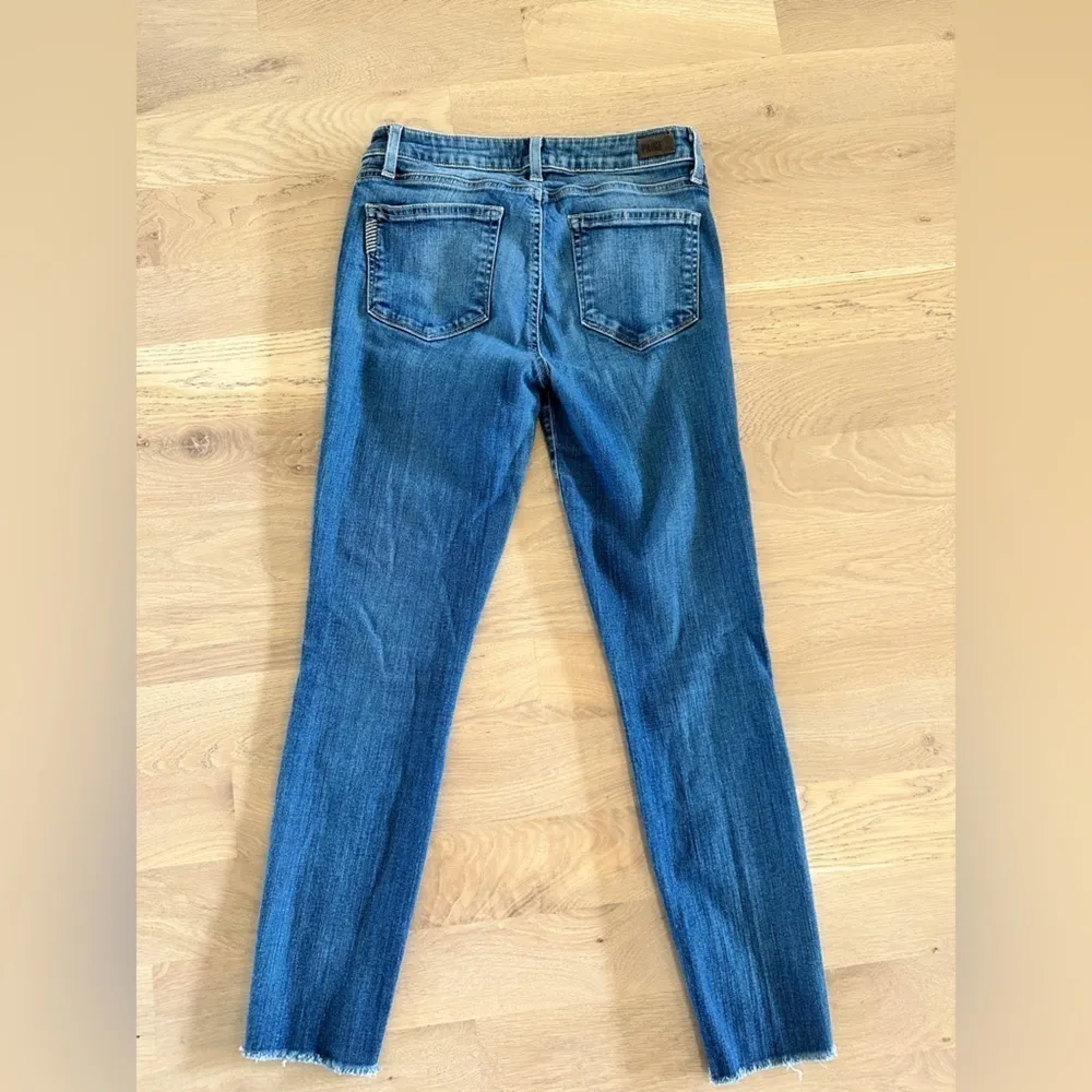 Paige verdugo cutoff ankle skinny jeans size 28 - Image 2