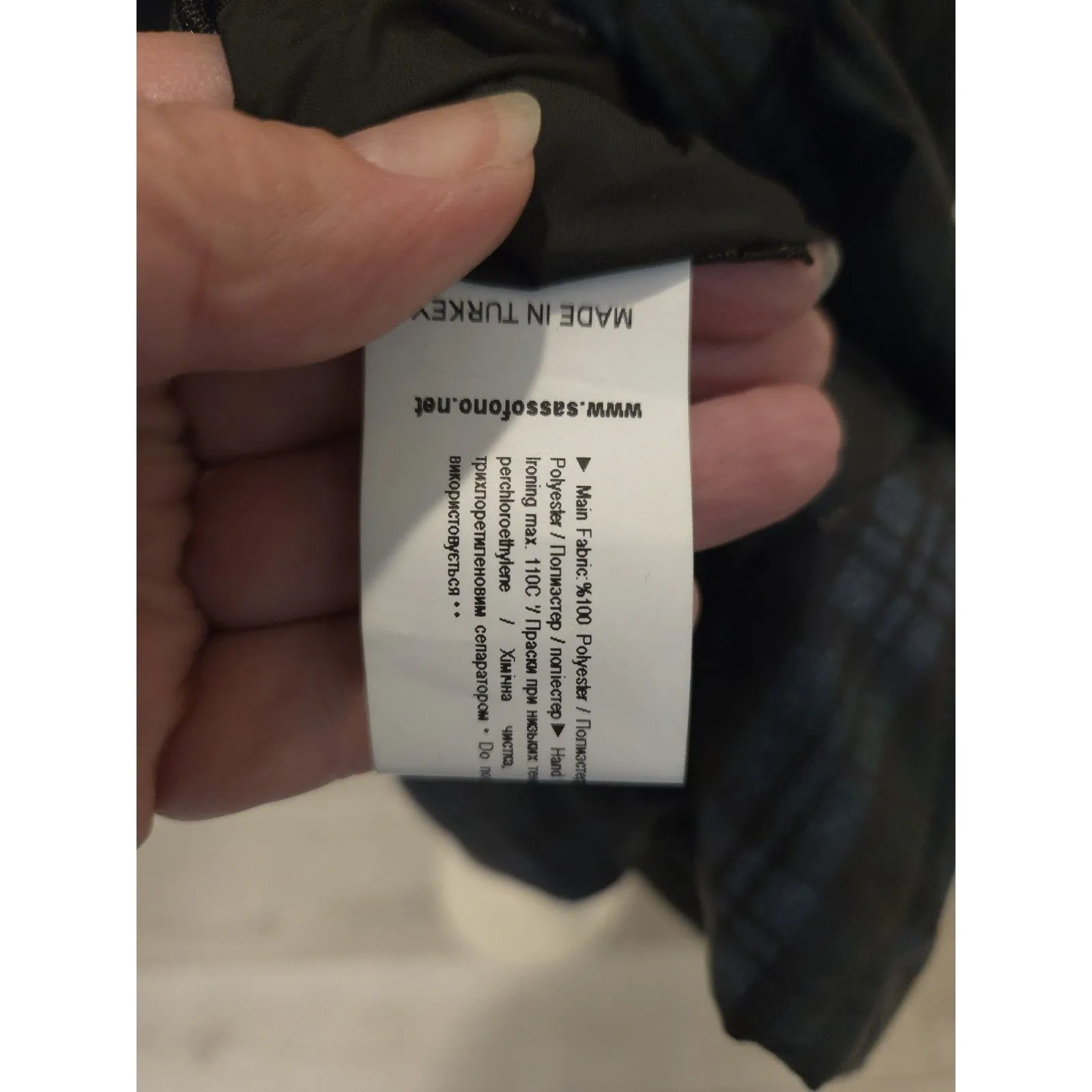 SASZOFONO Puffer Reversible Jacket Size 6 Small Quilted Warm Winter Coat - Image 15