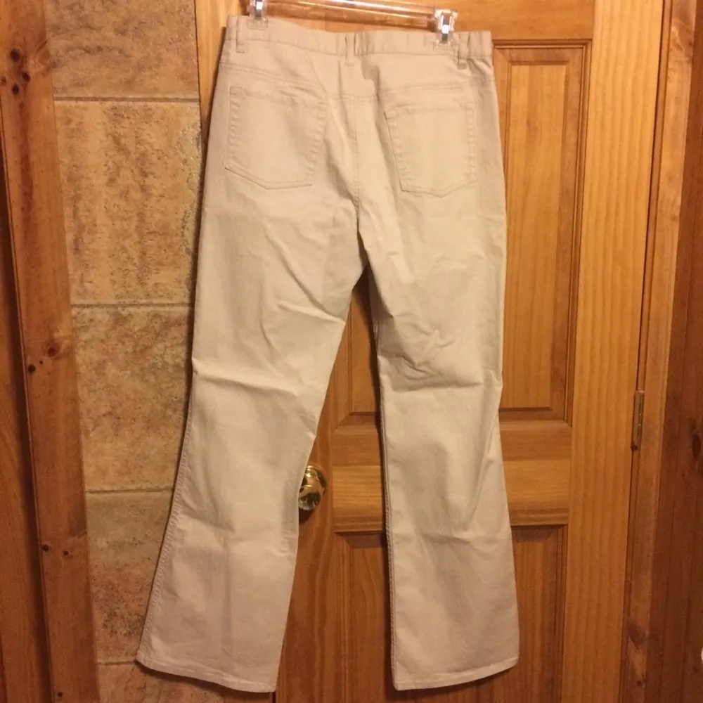 Ellemenno Bootcut beige pants - Image 2