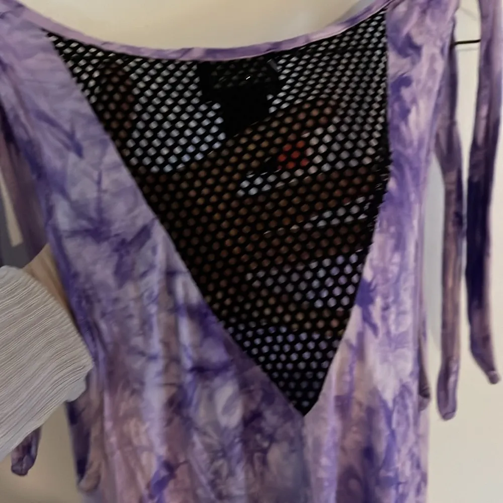 Tie dye sparkle skull tank top - Image 5