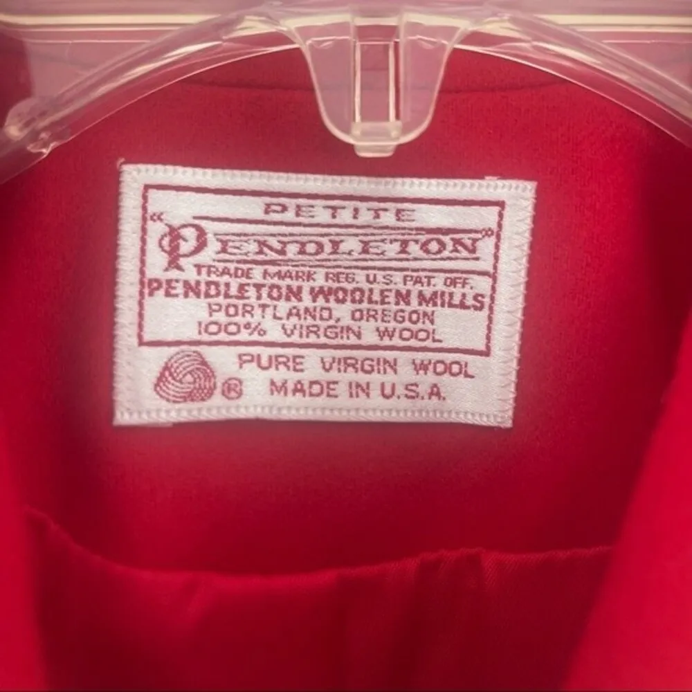 Pendleton Vintage Wool Blazer Size 2 Petite - Image 4