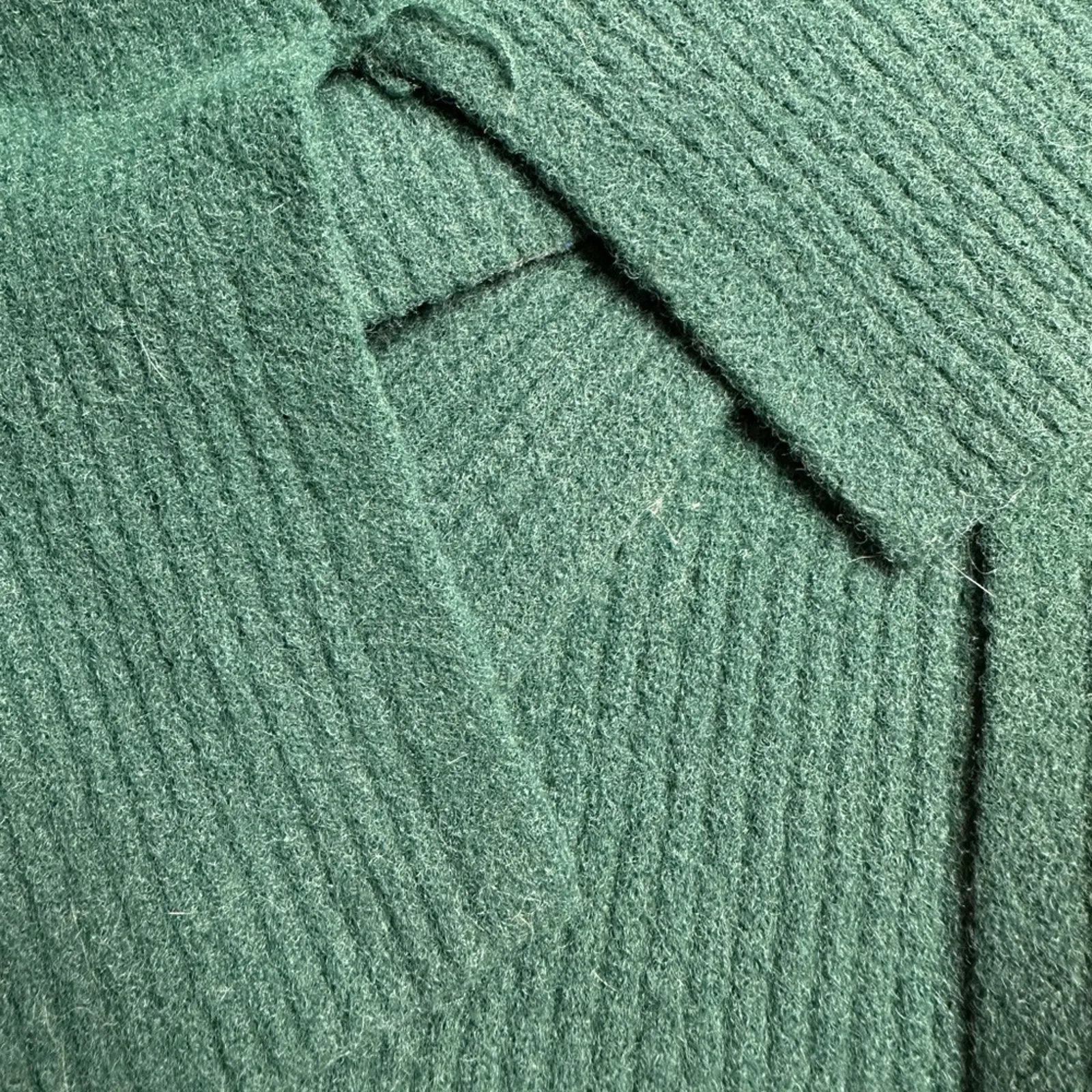 Abercrombie & Fitch Teal Turtleneck Sweater - Image 7