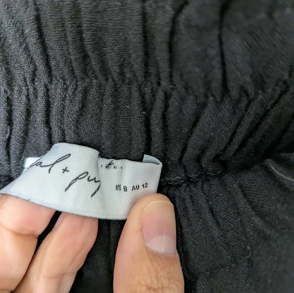 Petal & Pup Hawthorne Pant - Black Sz 8 - Image 7