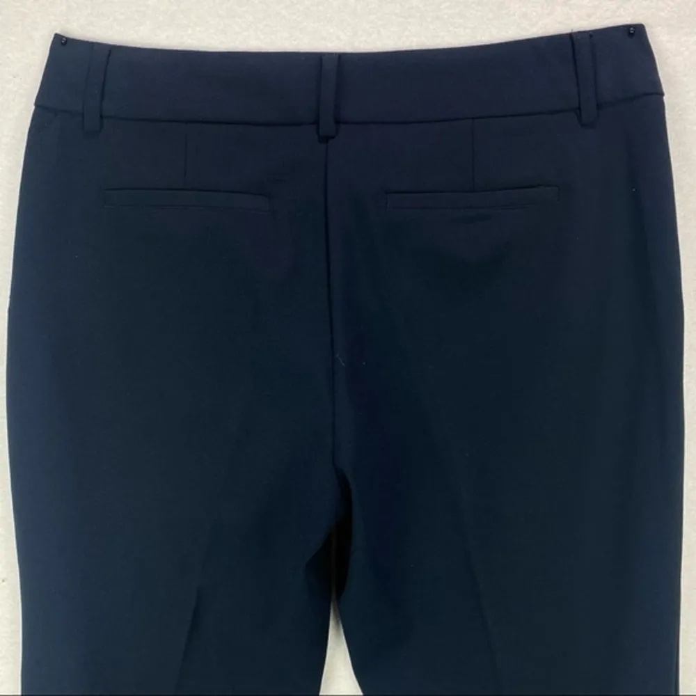 Savile Row Co. Womens Pants Size 10 Stretch Blue Pleated Mid Rise Cuffed Tapered - Image 10