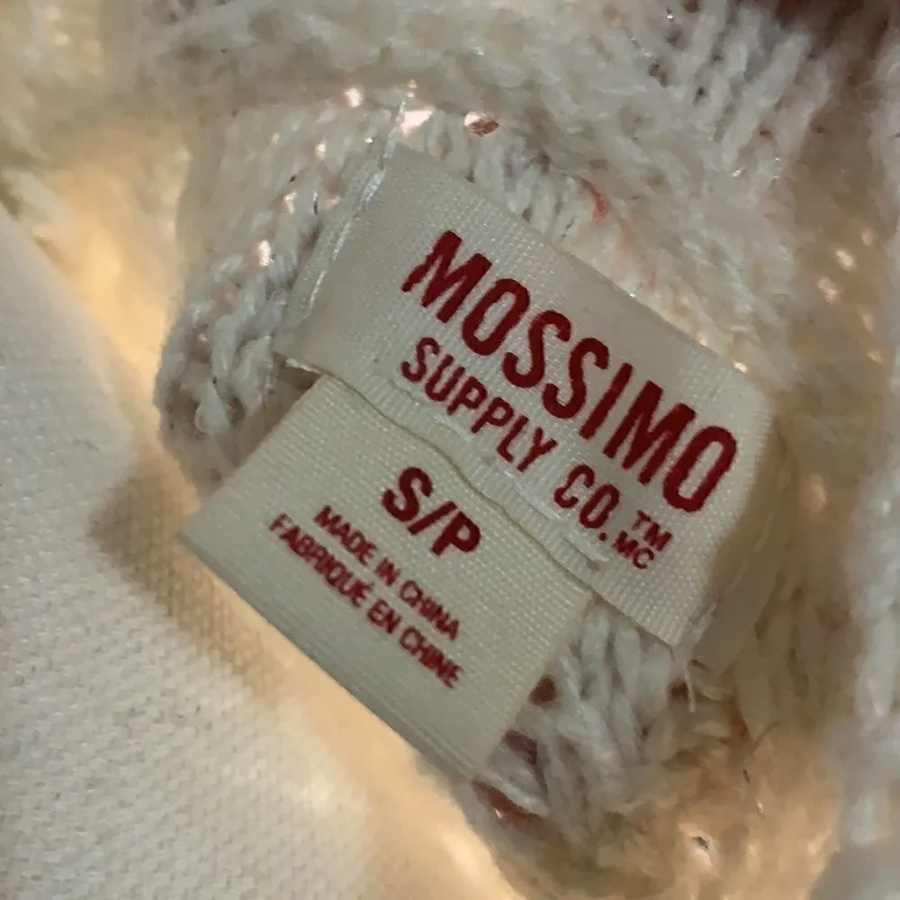 Mossimo Cream Sparkly Cable knit Sweater - Image 6