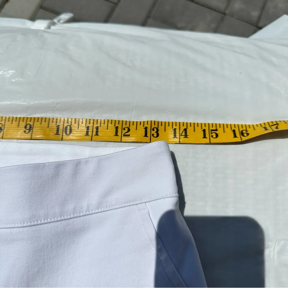 white  silver technology pull on pants sz S - Image 9