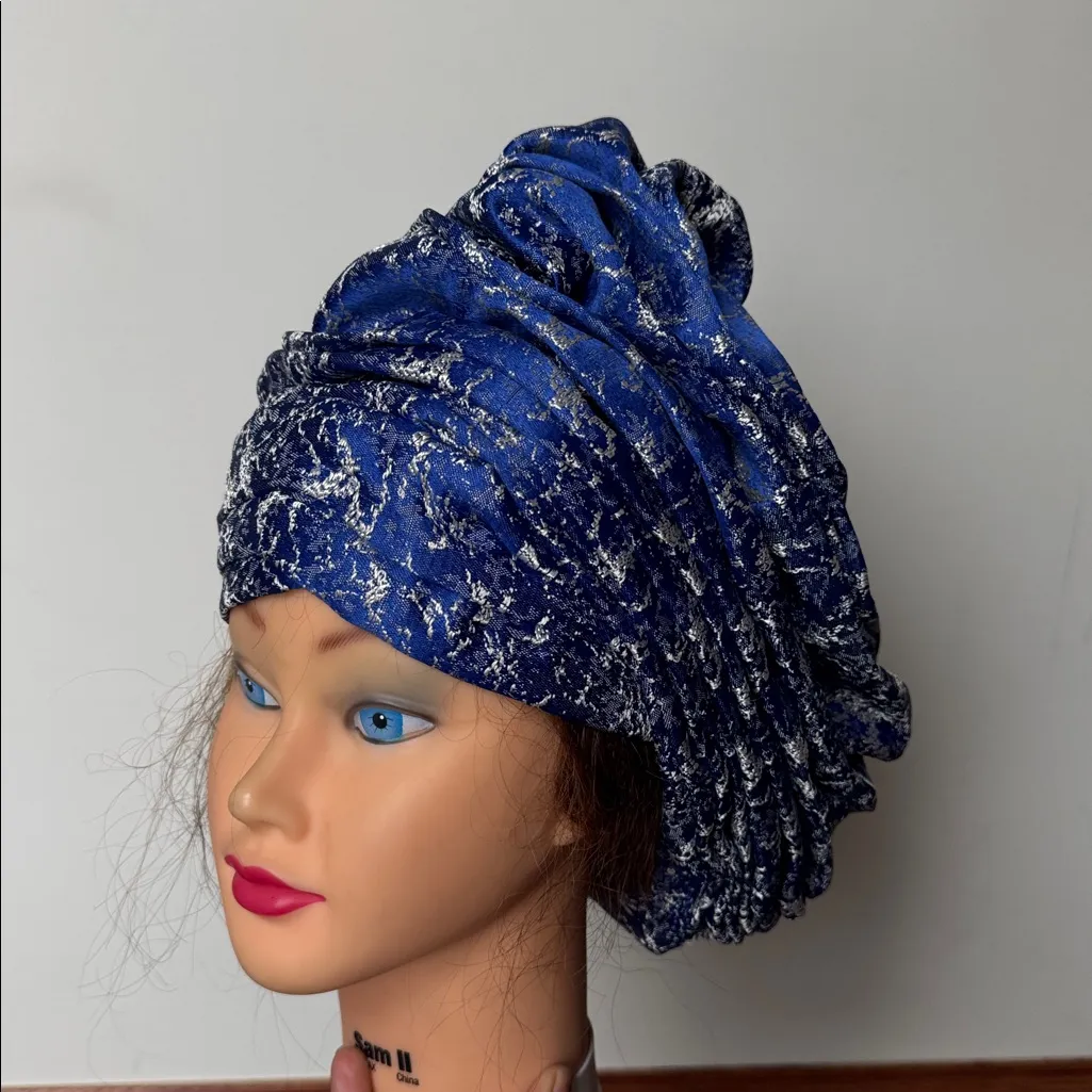 African Blue Turban - Image 2