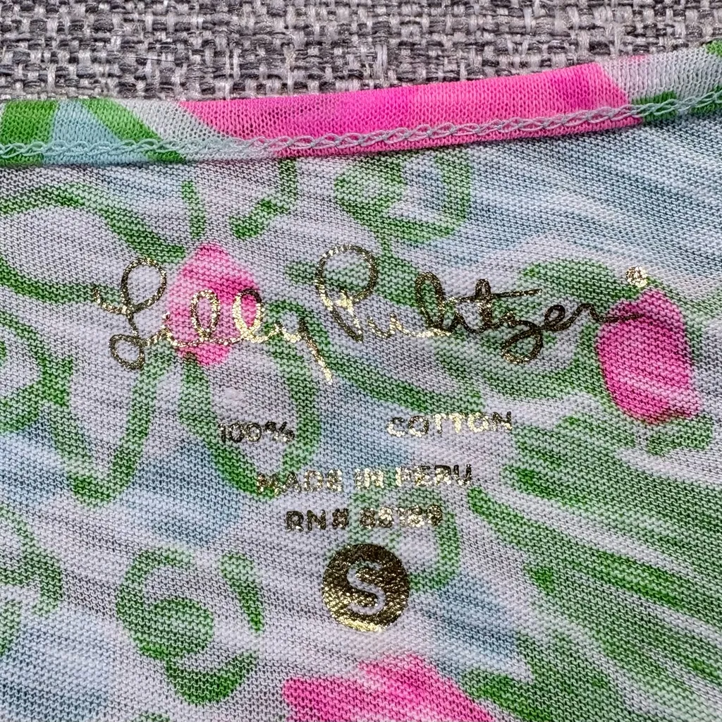 Lilly Pulitzer Pool Blue “Pink Lemonade” Shift Dress – Size Small 🧡 - Image 6