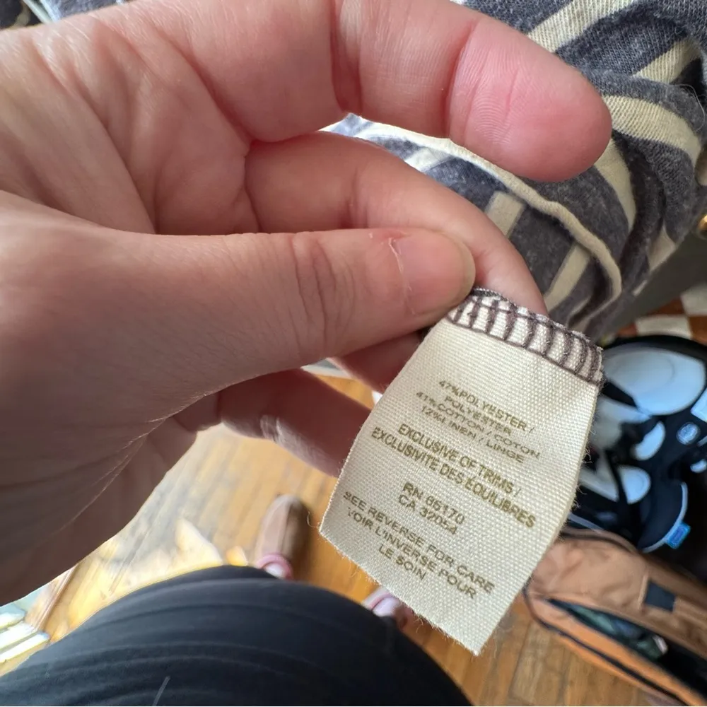 Free People beach Striped Long Sleeve Top - Image 4