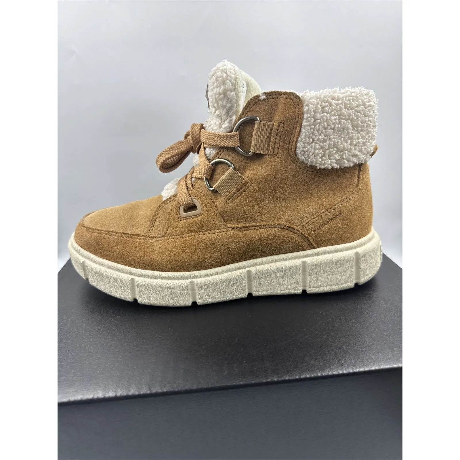 Sorel Explorer III NW Lace Up Waterproof Womens Boot Tawny Buff/Sea Salt Size 7 - Image 14