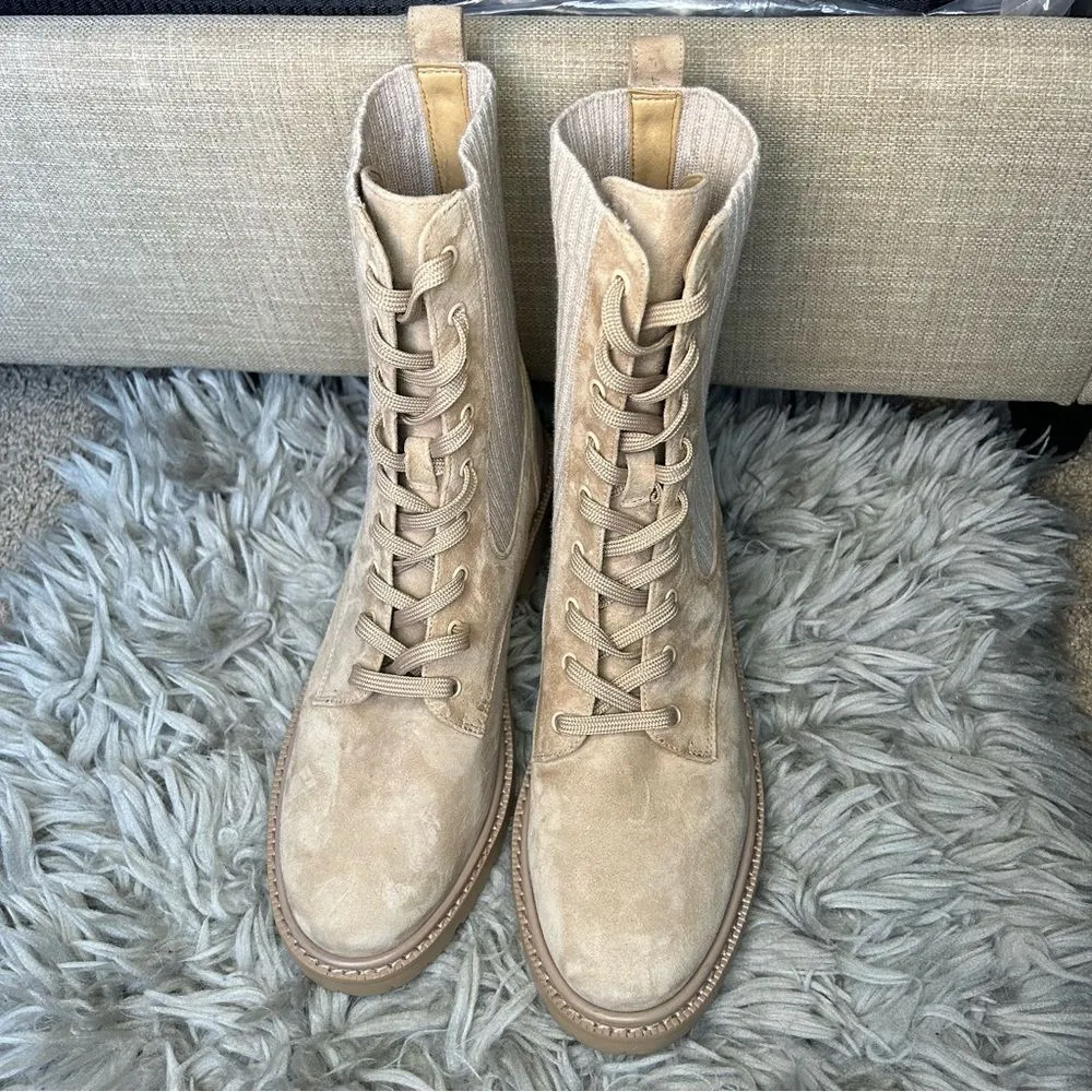 Sam Edelman Lydell neutral lace up combat boots women’s shoe size 10 - Image 4